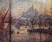 Paul Signac Marseilles oil